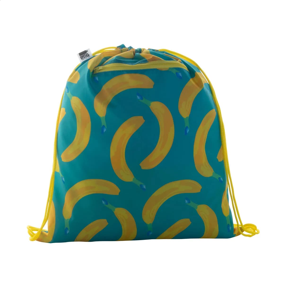 Individueller Turnbeutel - CreaDraw Zip RPET - gelb (-02)