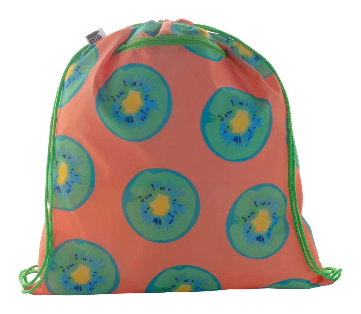 Individueller Turnbeutel - CreaDraw Zip RPET - grün (-07)