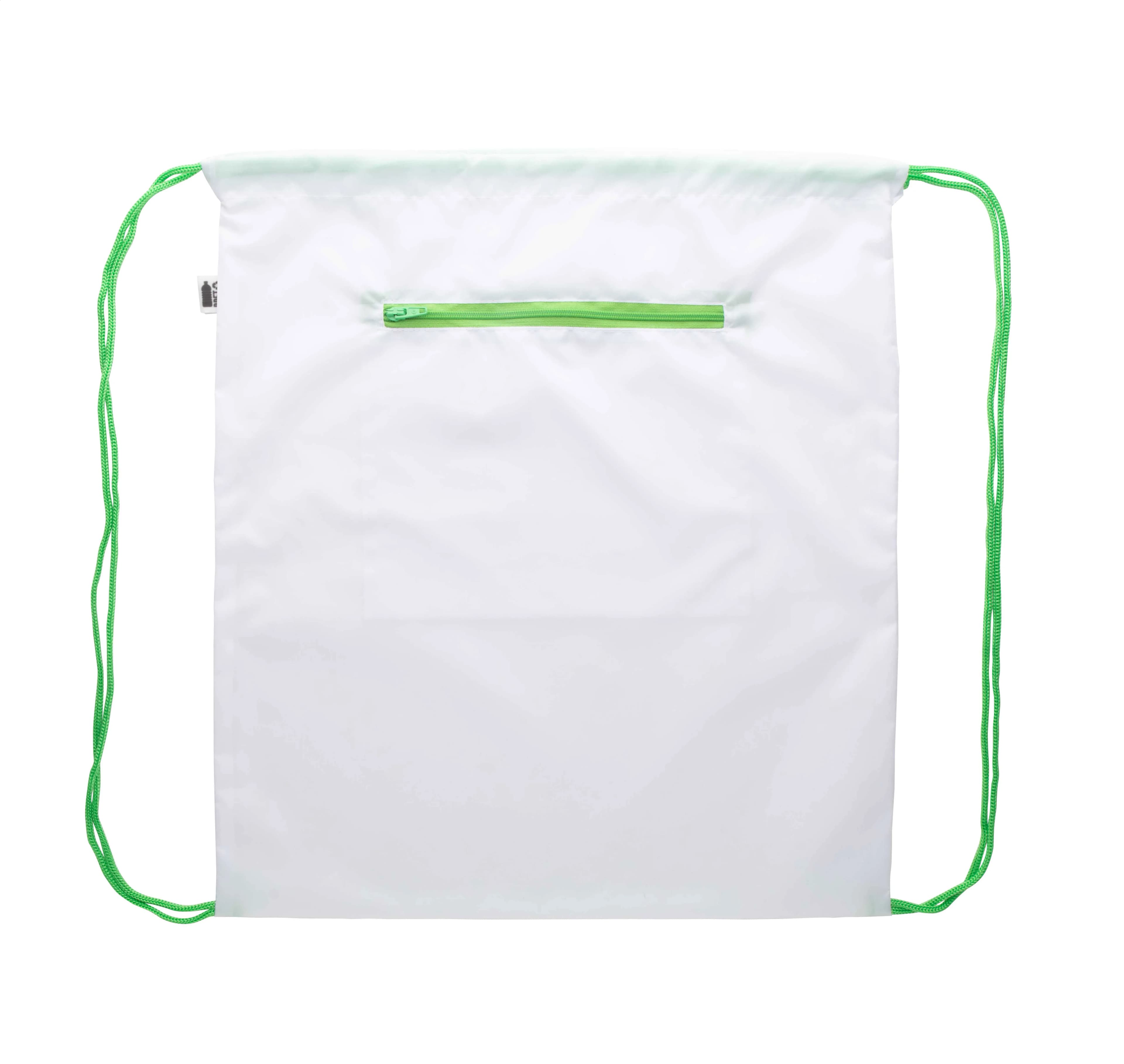Individueller Turnbeutel - CreaDraw Zip RPET - grün (-07)