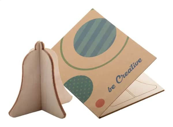 Weihnachtskarte, Tannenbaum - Creax Eco - natur (-C)