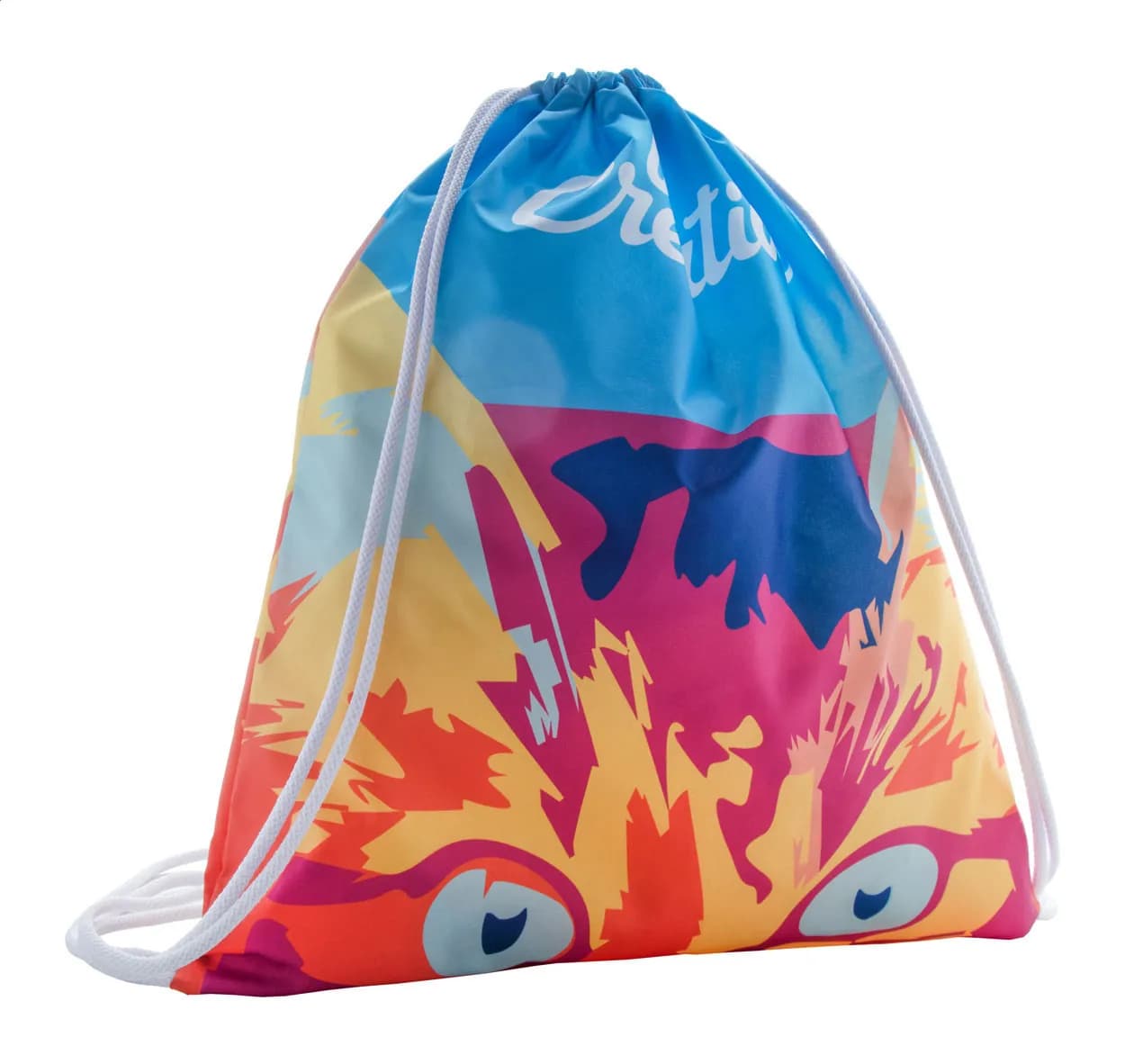 Individueller Turnbeutel - CreaDraw - weiß (-01)