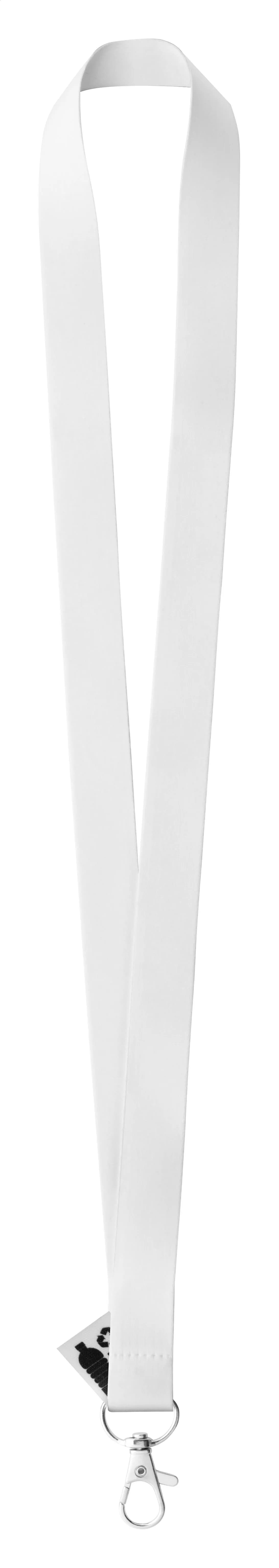 Individuelles Sublimationslanyard - Subyard Zero RPET - weiß