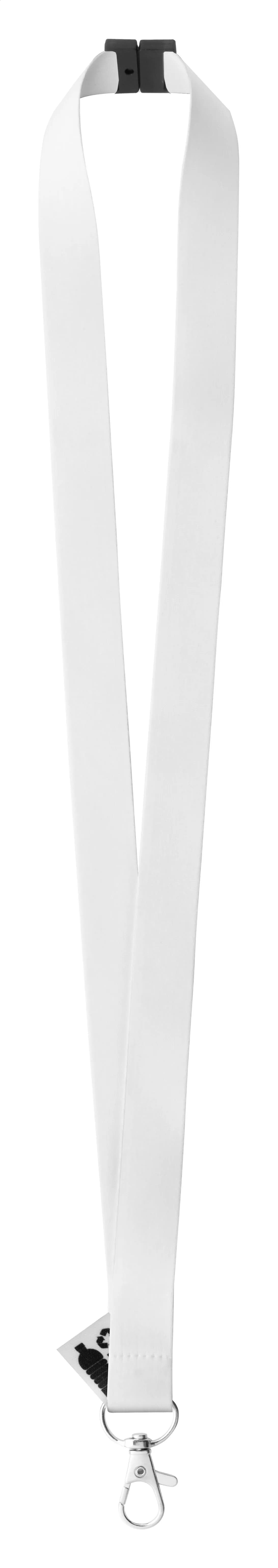 Individuelles Sublimationslanyard - Subyard Zero Safe RPET - weiß