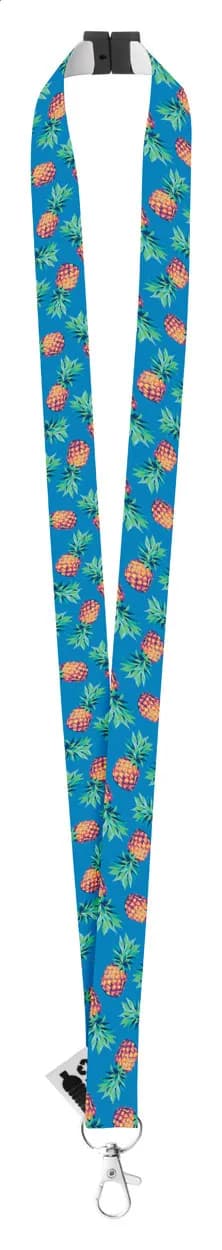 Individuelles Sublimationslanyard - Subyard Zero Safe RPET - weiß