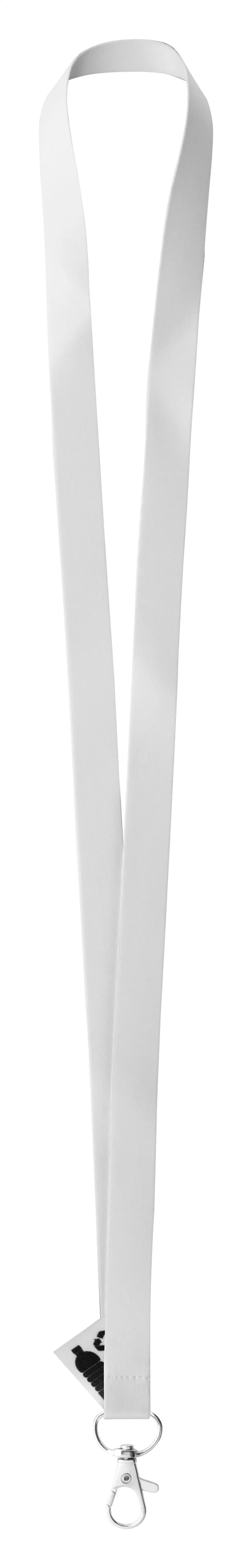 Individuelles Sublimationslanyard - Subyard 15 Zero RPET - weiß