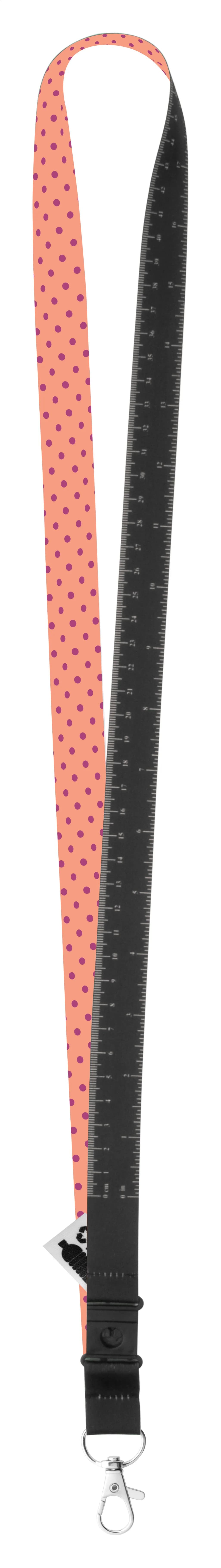 Individuelles Sublimationslanyard - Subyard E RPET - weiß