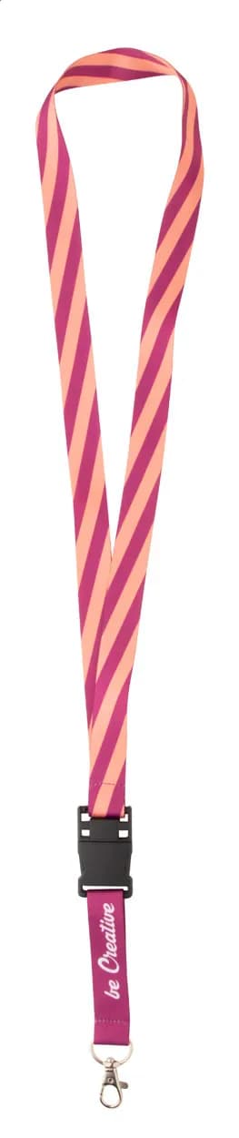 Individuelles Sublimationslanyard - Subyard USB RPET - weiß