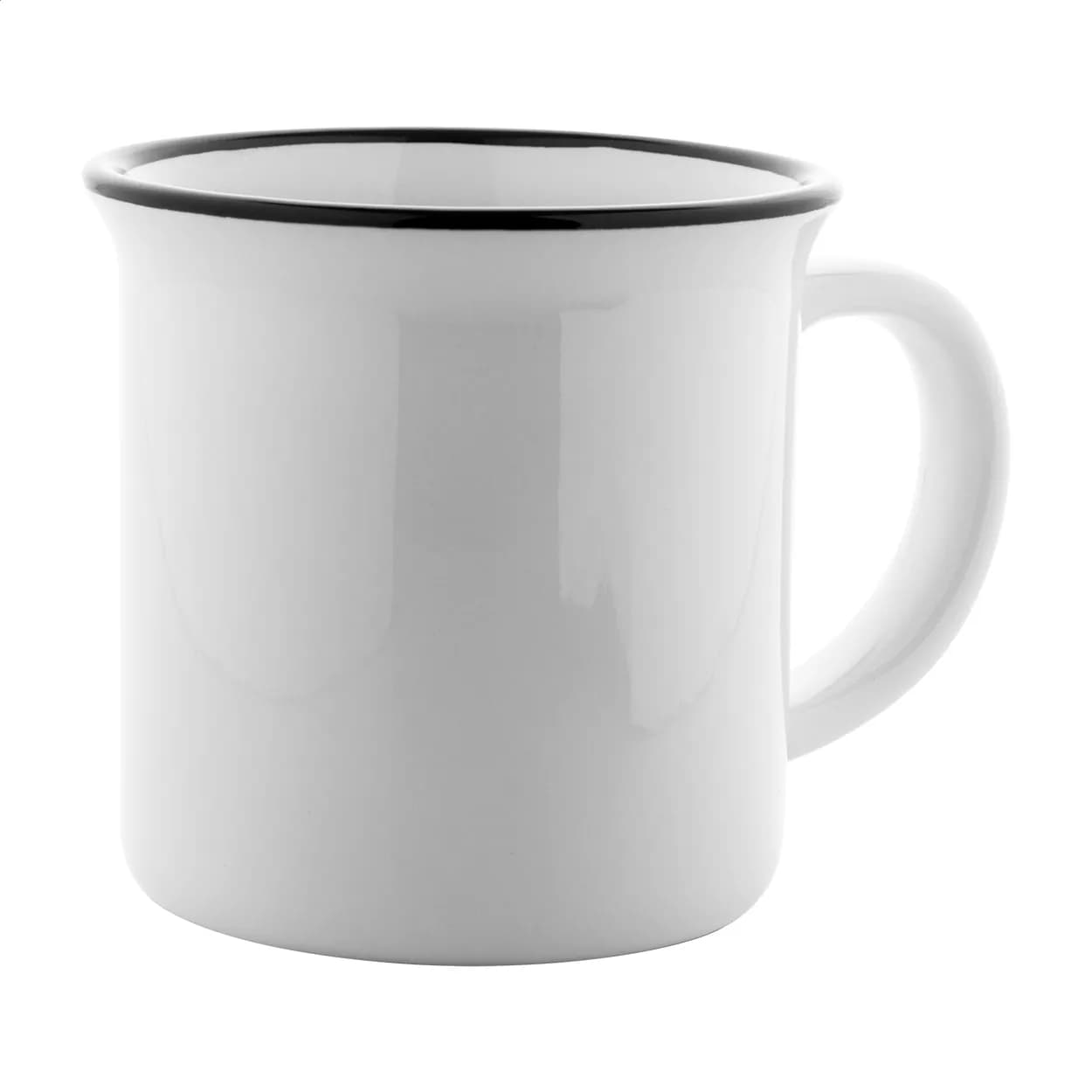 Vintage Sublimationstasse - Woodstock Subo - schwarz (-10)