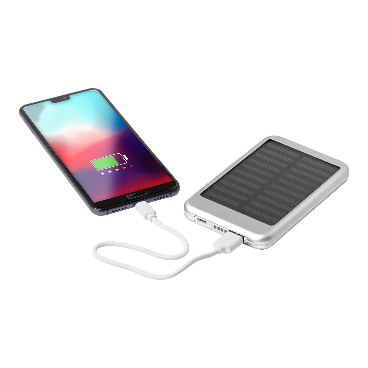 Powerbank - SunFour - silber (-21)