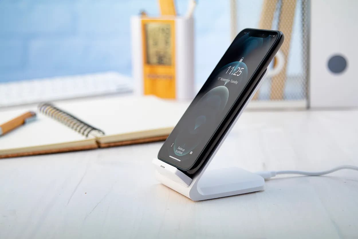 Wireless-Charger Handyhalter - Hovox - weiß (-01)