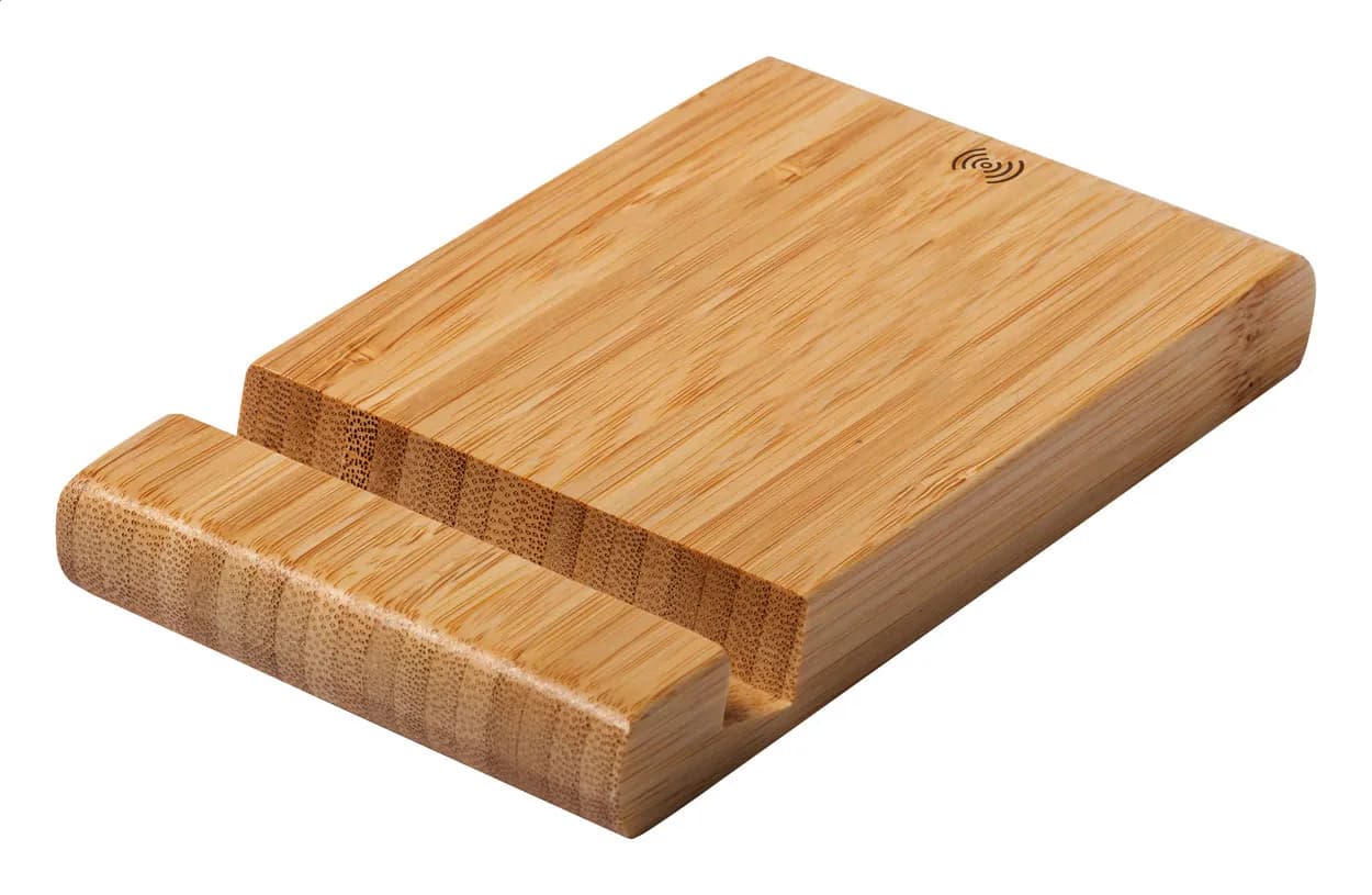 Wireless-Charger/Handyhalter - Restix - natur