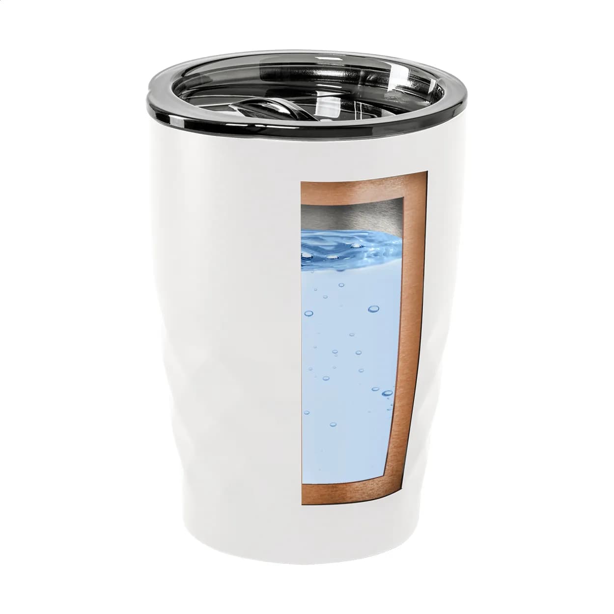 Kupferisolierter Thermobecher - Cupper - weiß (-01)