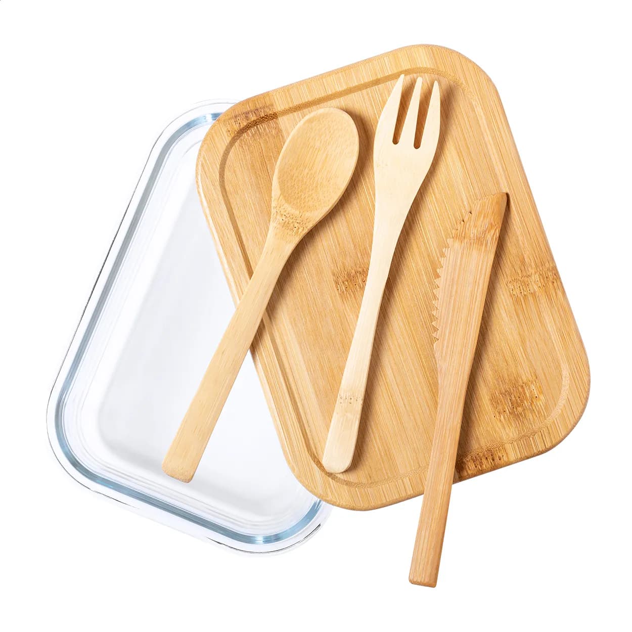 Glas-Lunchbox - Cuttata - transparent