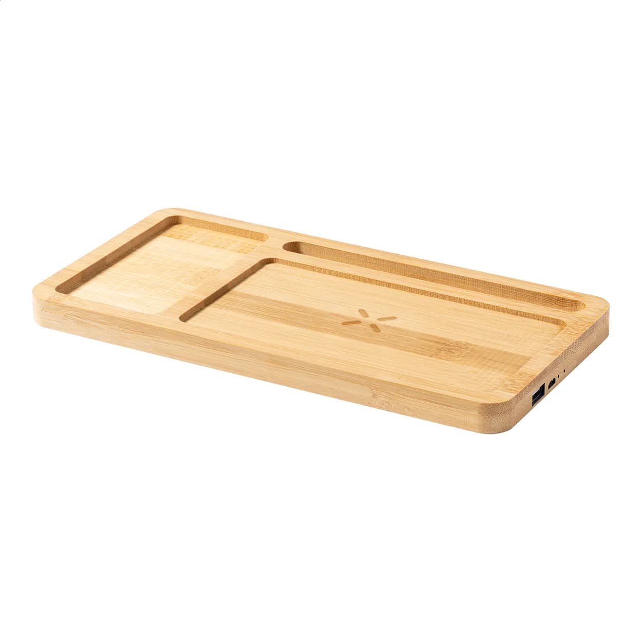 Organizer mit Wireless-Charger - Flabo Plus - natur