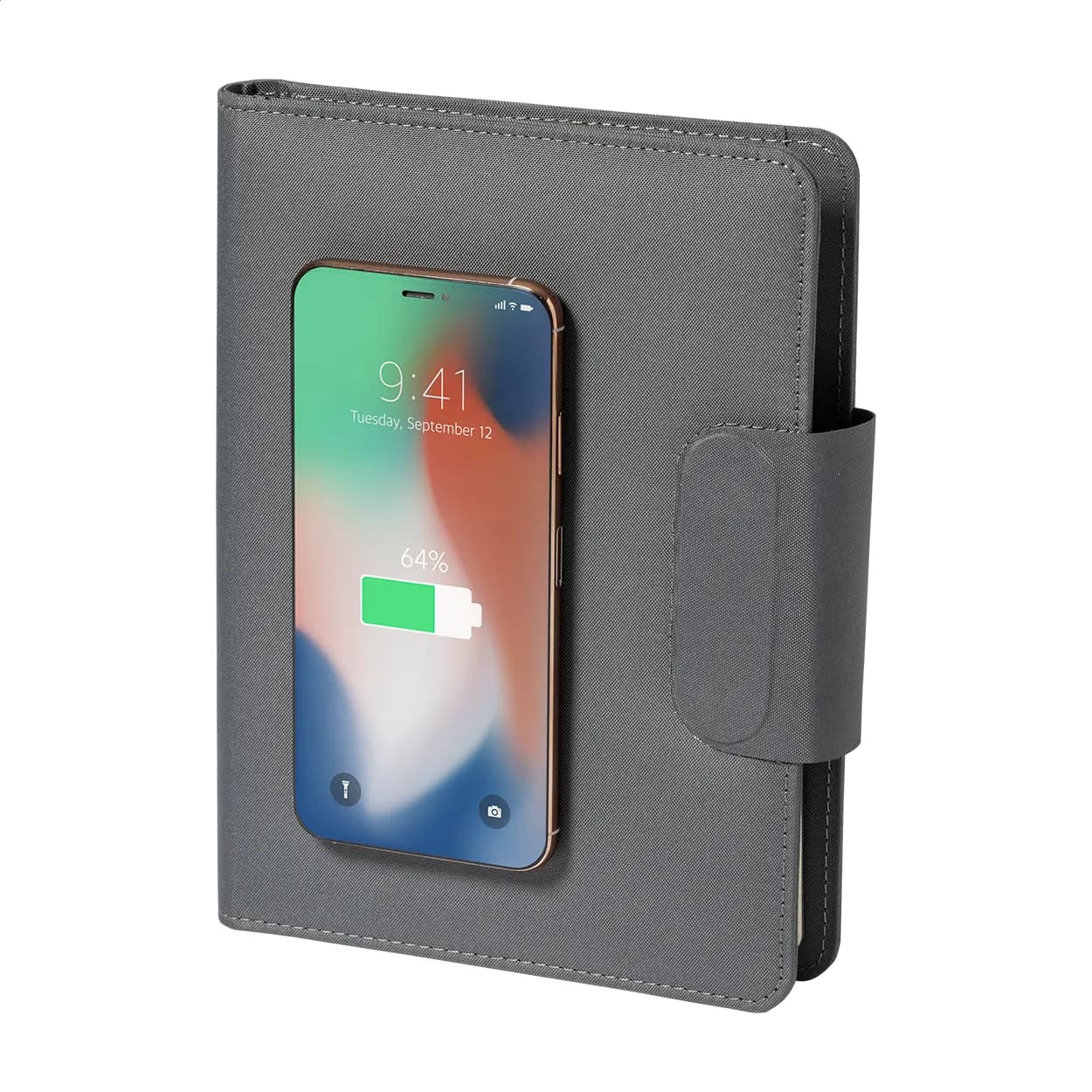 RPET-Dokumentenmappe - Gredox A5 - grau (-77)