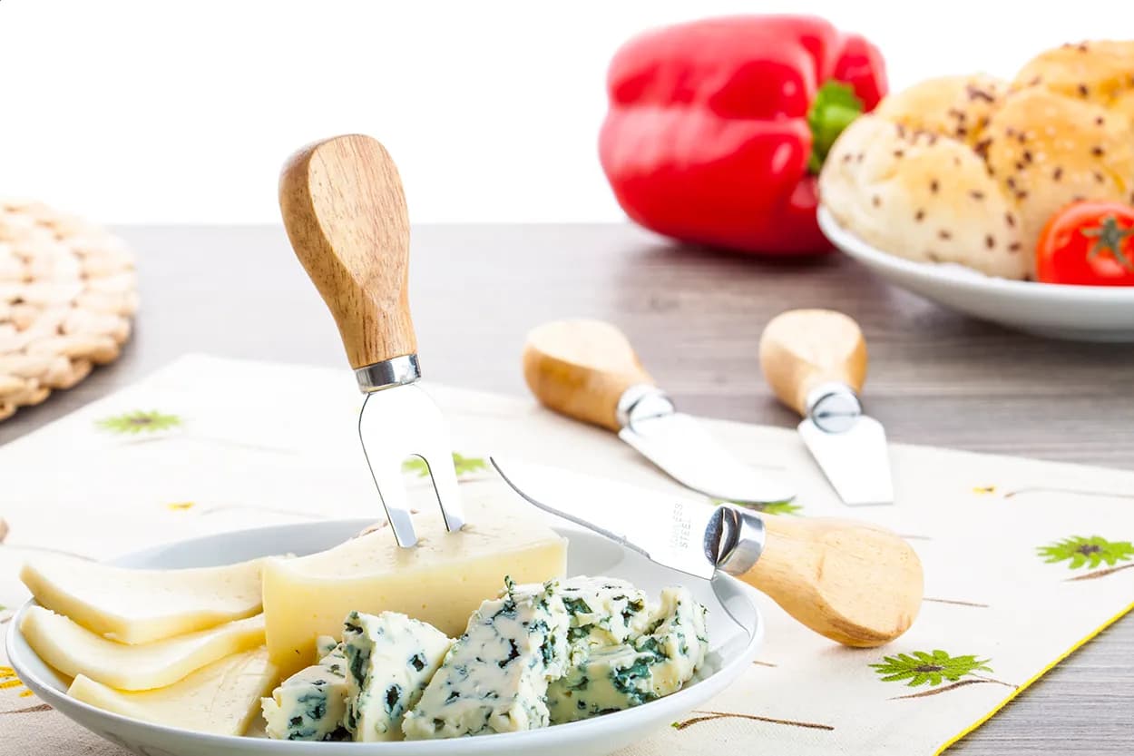 Käsemesser-Set - Gouda - natur