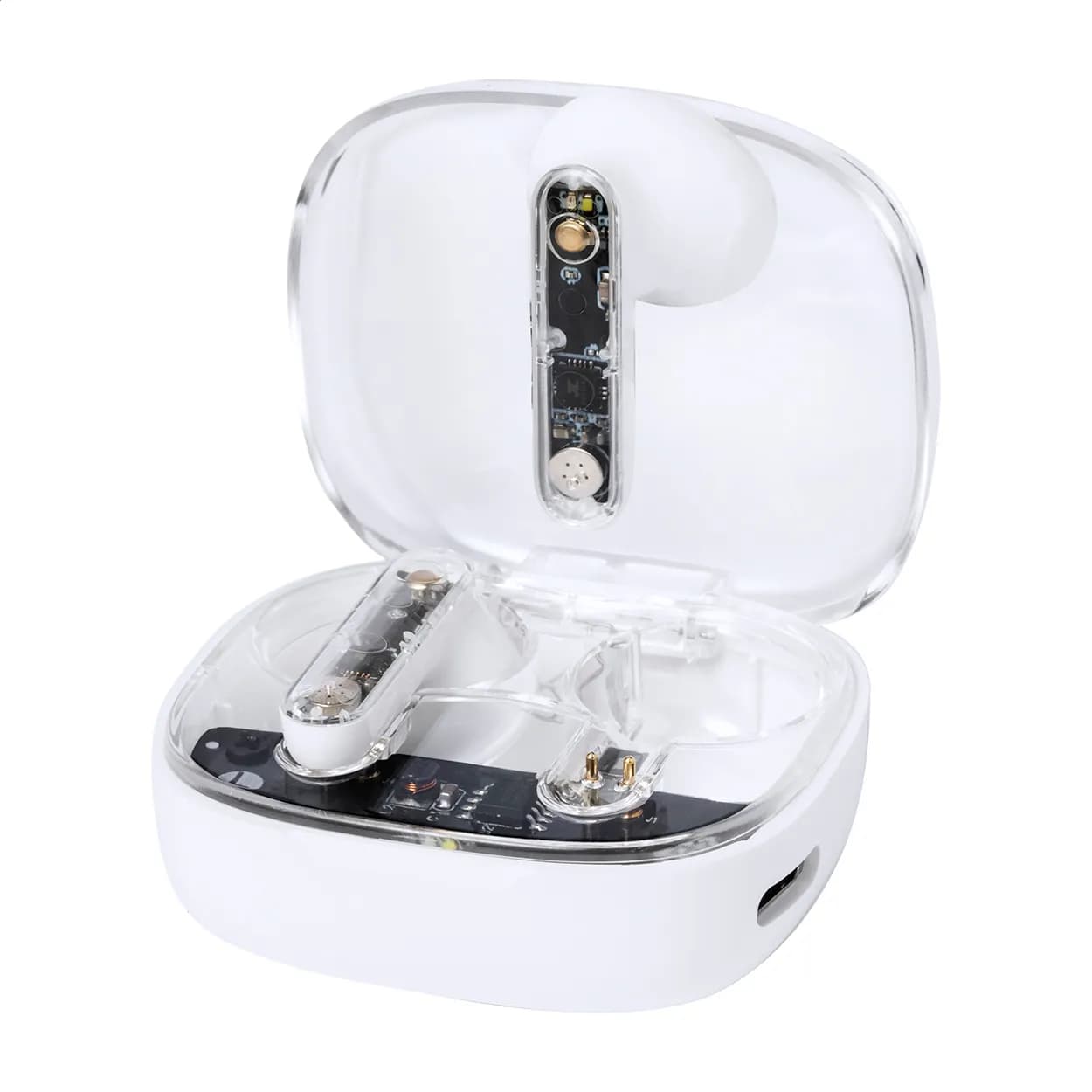 transparente kabellose Kopfhörer - Signal - weiß (-01)