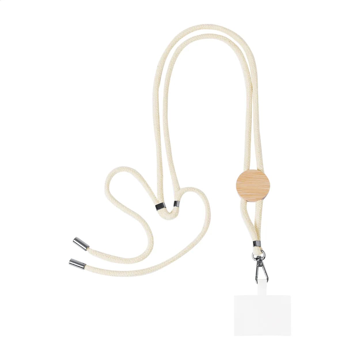 Handyhalter-Lanyard, Kreis - Cohol Neck - natur (-A)