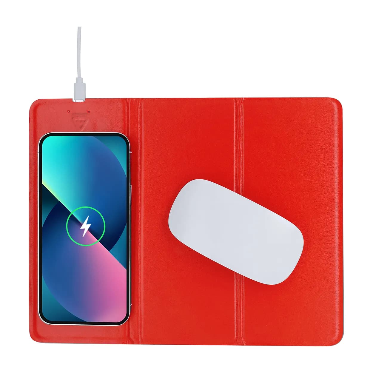 Wireless-Charger Mauspad - Peppu Charge - rot (-05)