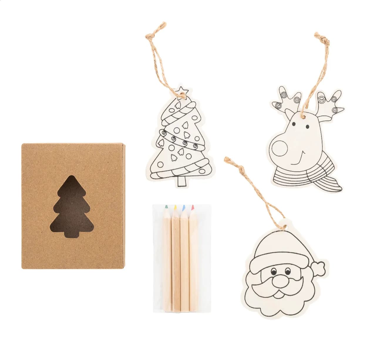 Christbaumschmuck zum Ausmalen - Oppland - natur