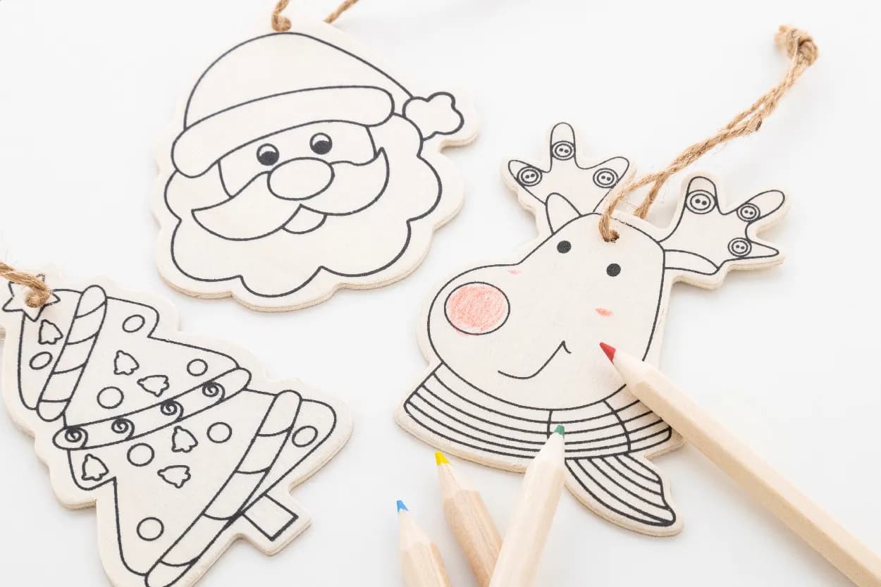 Christbaumschmuck zum Ausmalen - Oppland - natur