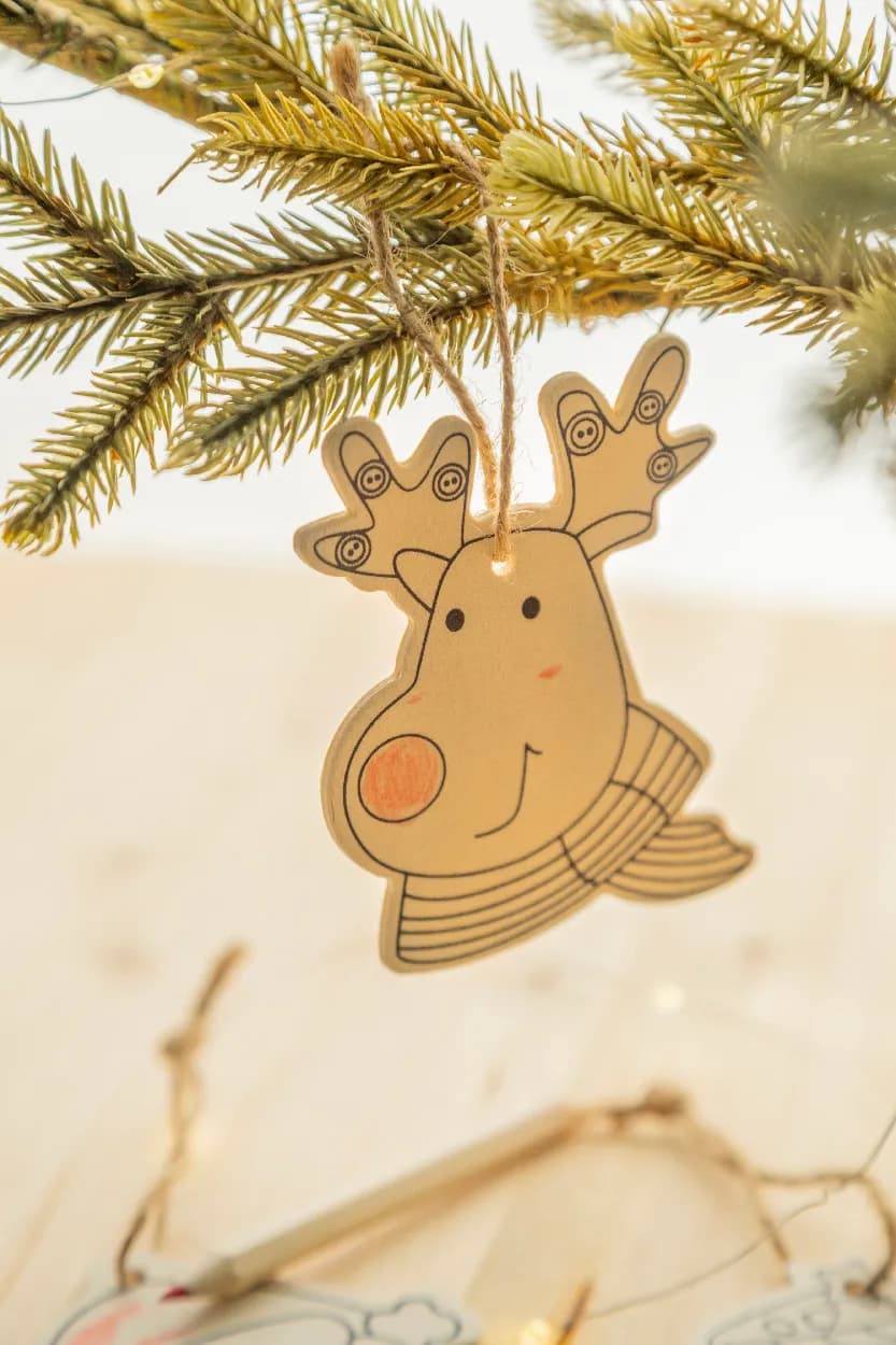 Christbaumschmuck zum Ausmalen - Oppland - natur