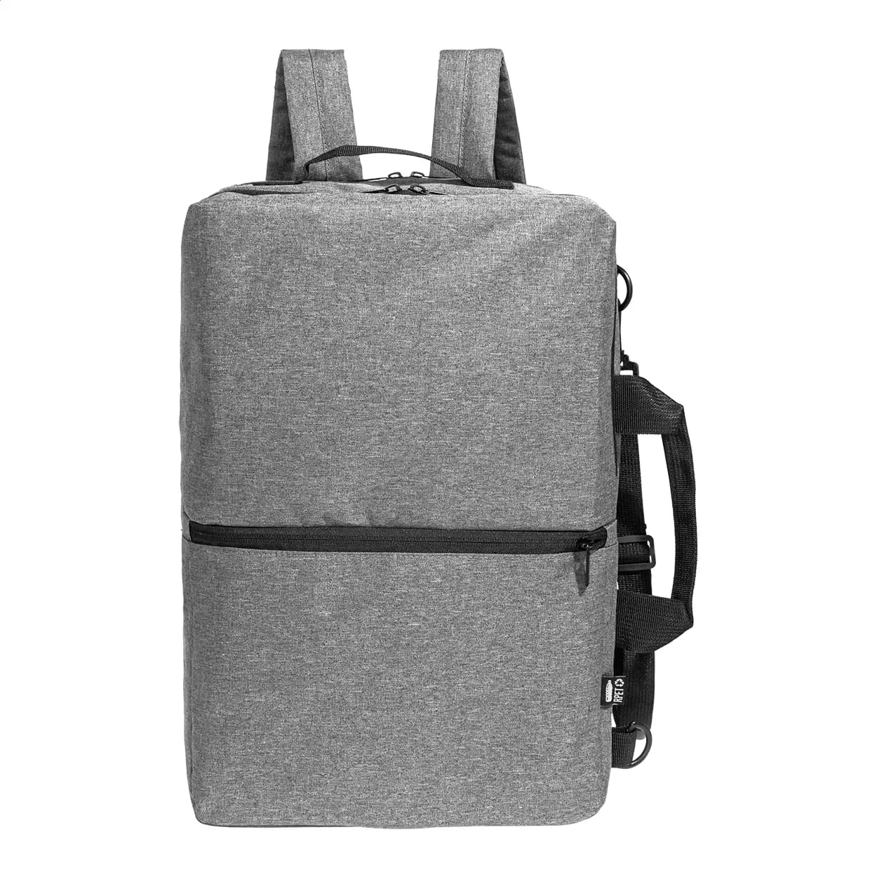 Dokumentenrucksack, RPET - Walton - grau (-77)