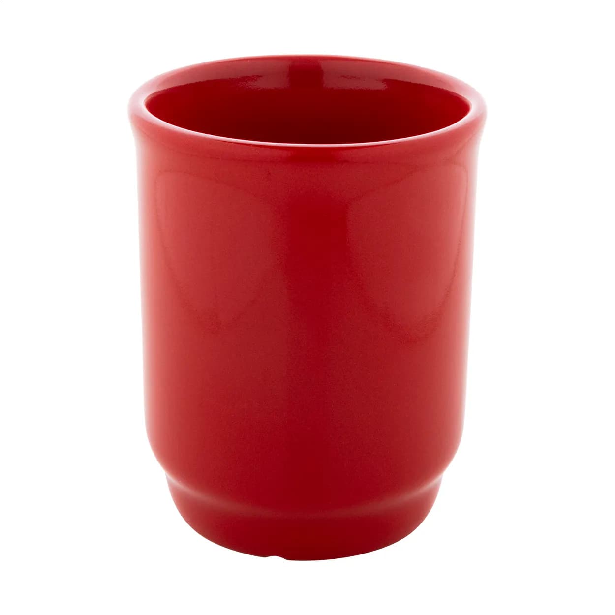 stapelbarer Keramikbecher - Marknad - rot (-05)