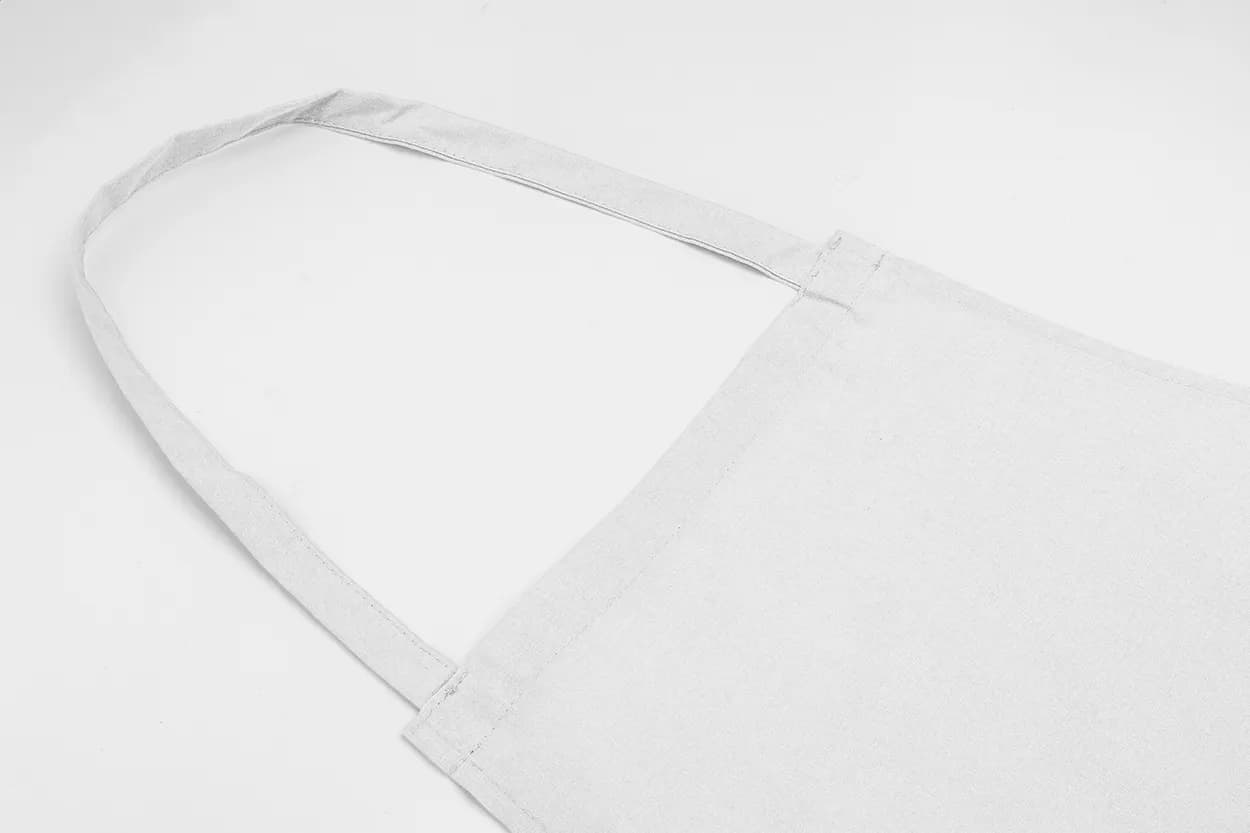 Schürze aus recycelter Baumwolle - Chepex - weiß (-01)