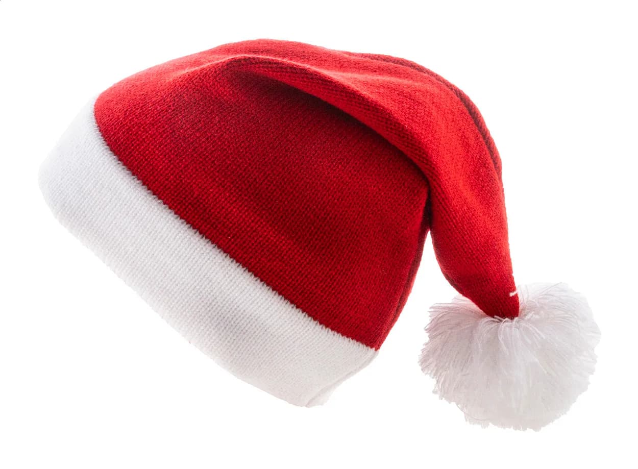 gestrickte Weihnachtsmütze - Babbo - rot (-05)