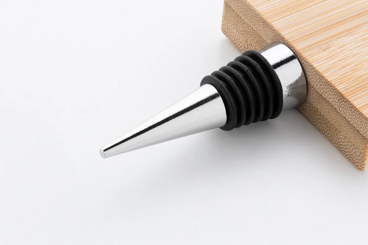 Weinverschluss mit Weihnachtsmotiv - Ortega - natur