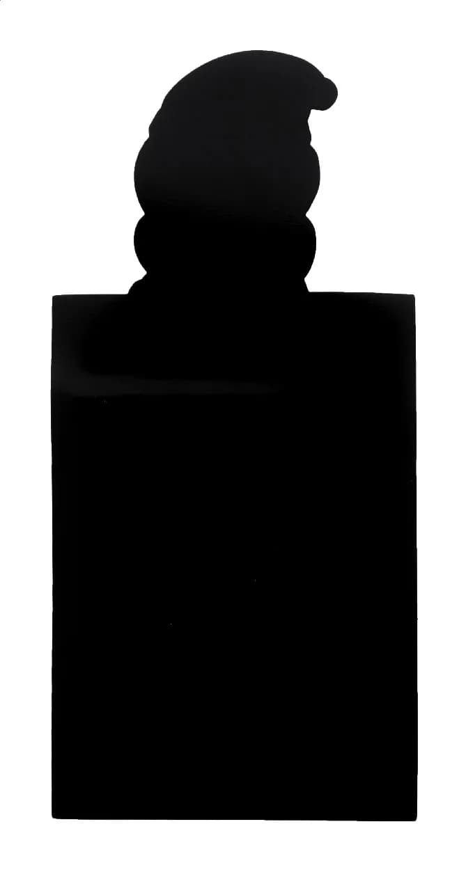 Magnetischer Notizblock Weihnachten, Weihnachtsmann - Julliste - rot (-05)