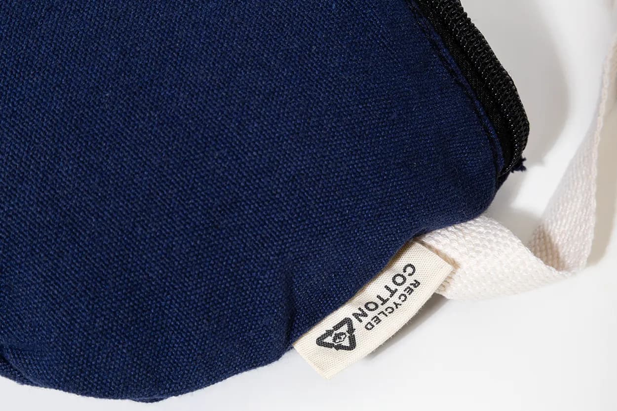 Gürteltasche aus recyceltem Canvas - Rekan Hip - blau (-06)