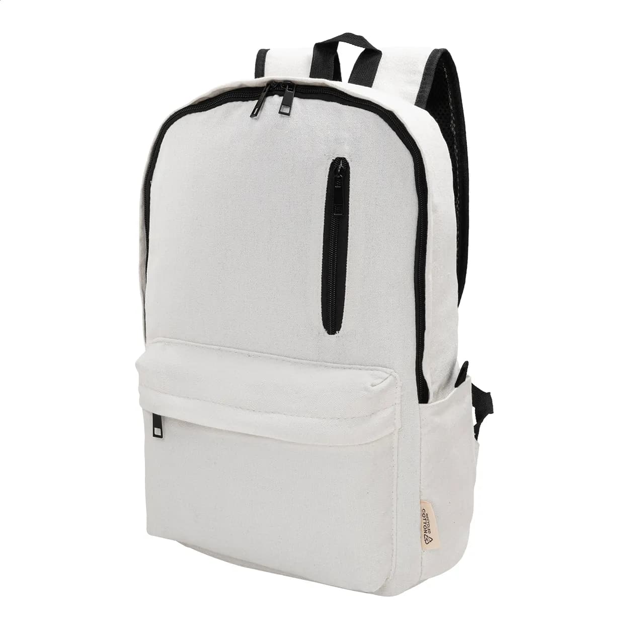 Rucksack aus recyceltem Canvas - Recabak - weiß (-01)