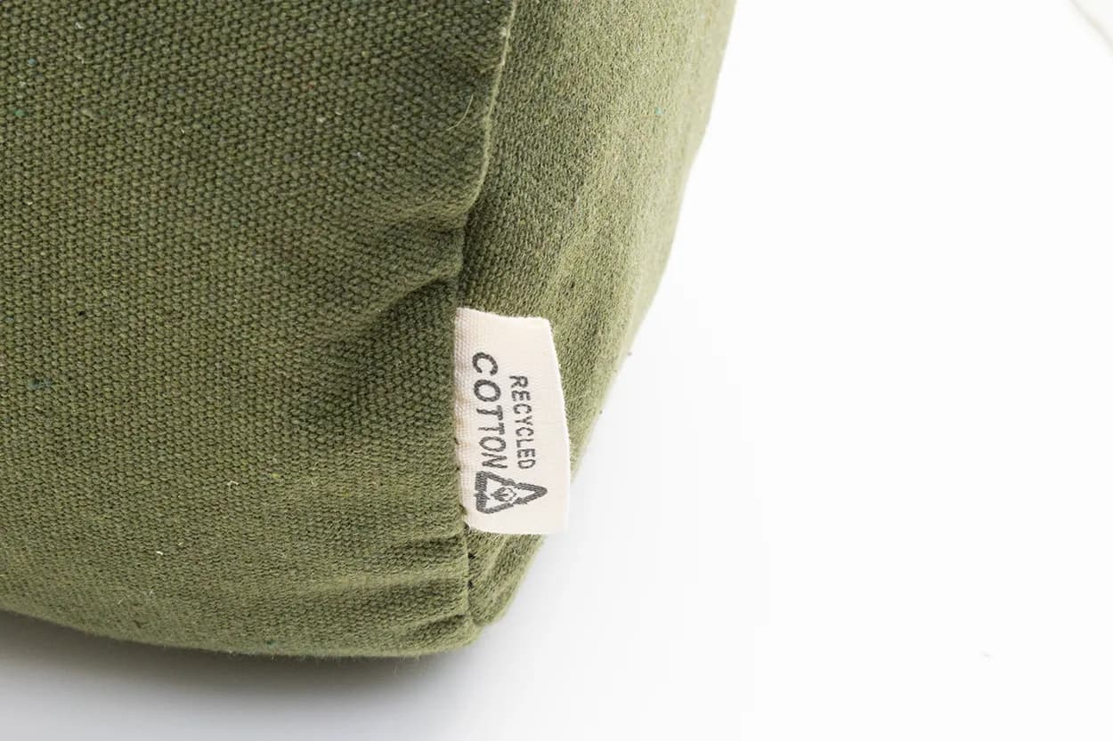 Sporttasche aus recyceltem Canvas - Rekan Duff - grün (-07)