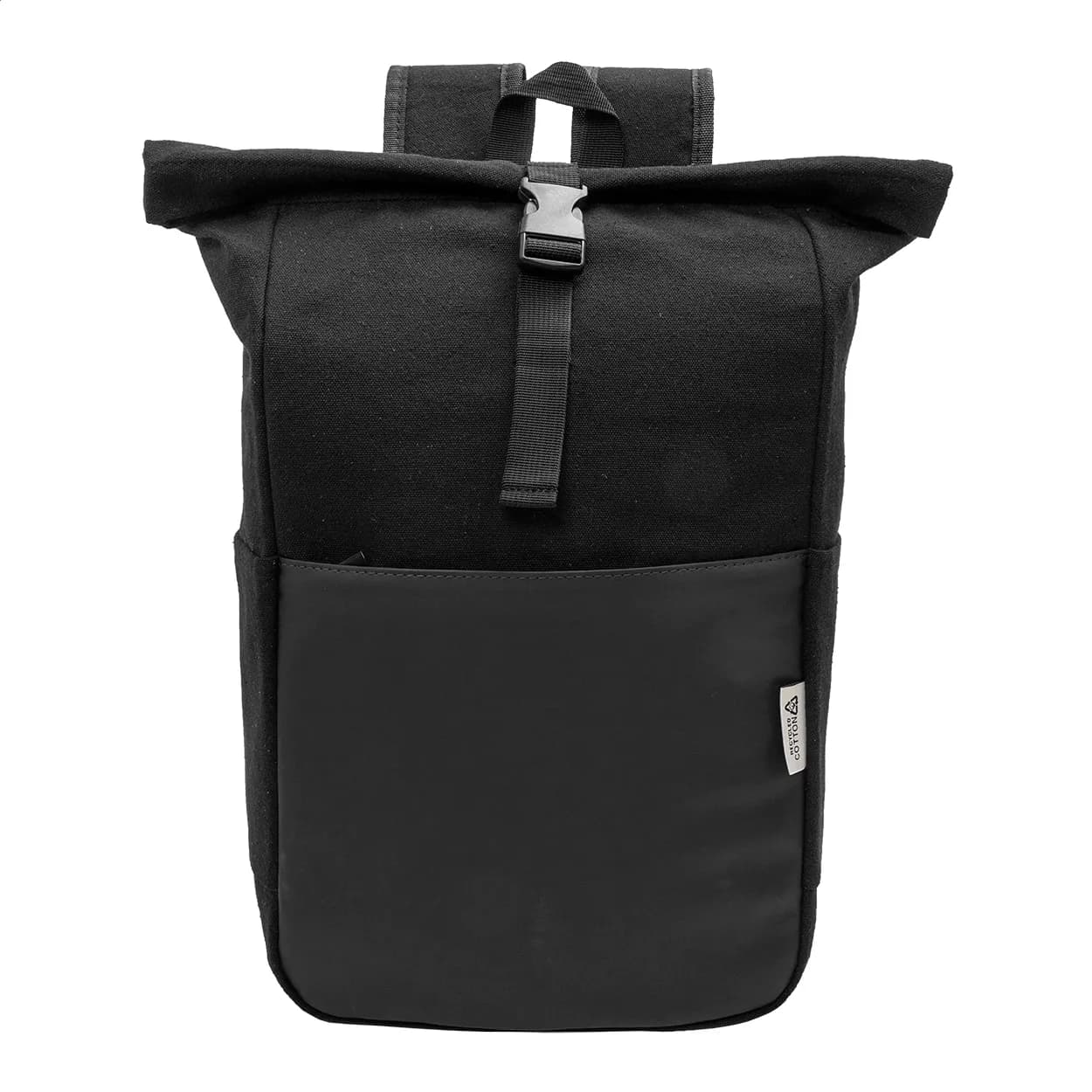 Rucksack aus recyceltem Canvas - Blakkan Back - schwarz (-10)