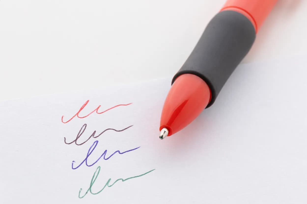 4-Farben-KugelschreiberRABS - Quattro - rot (-05)