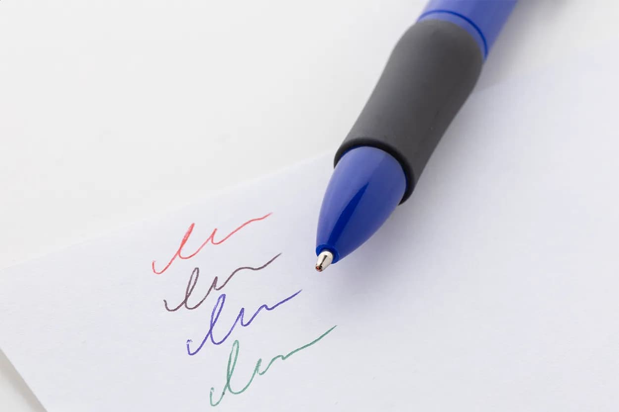 4-Farben-KugelschreiberRABS - Quattro - blau (-06)