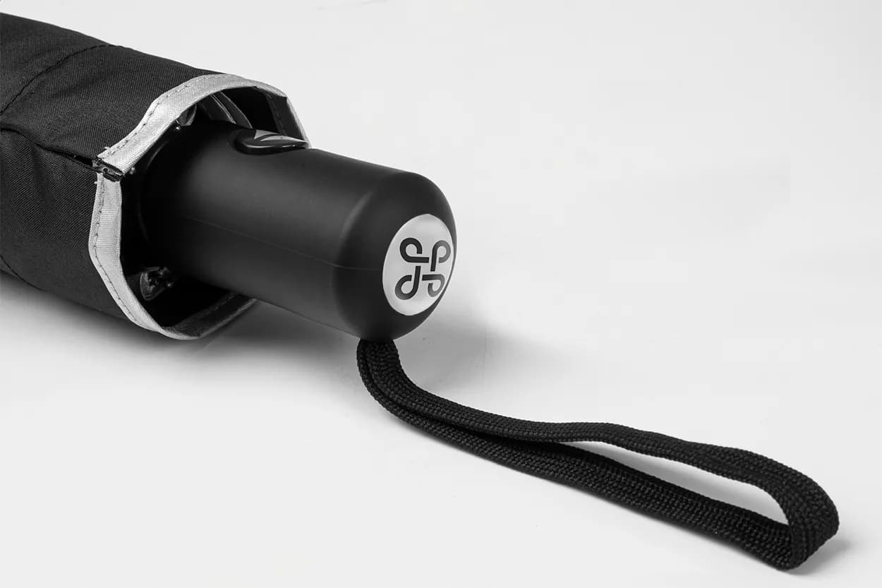 Regenschirm, RPET - Ouragan - schwarz (-10)