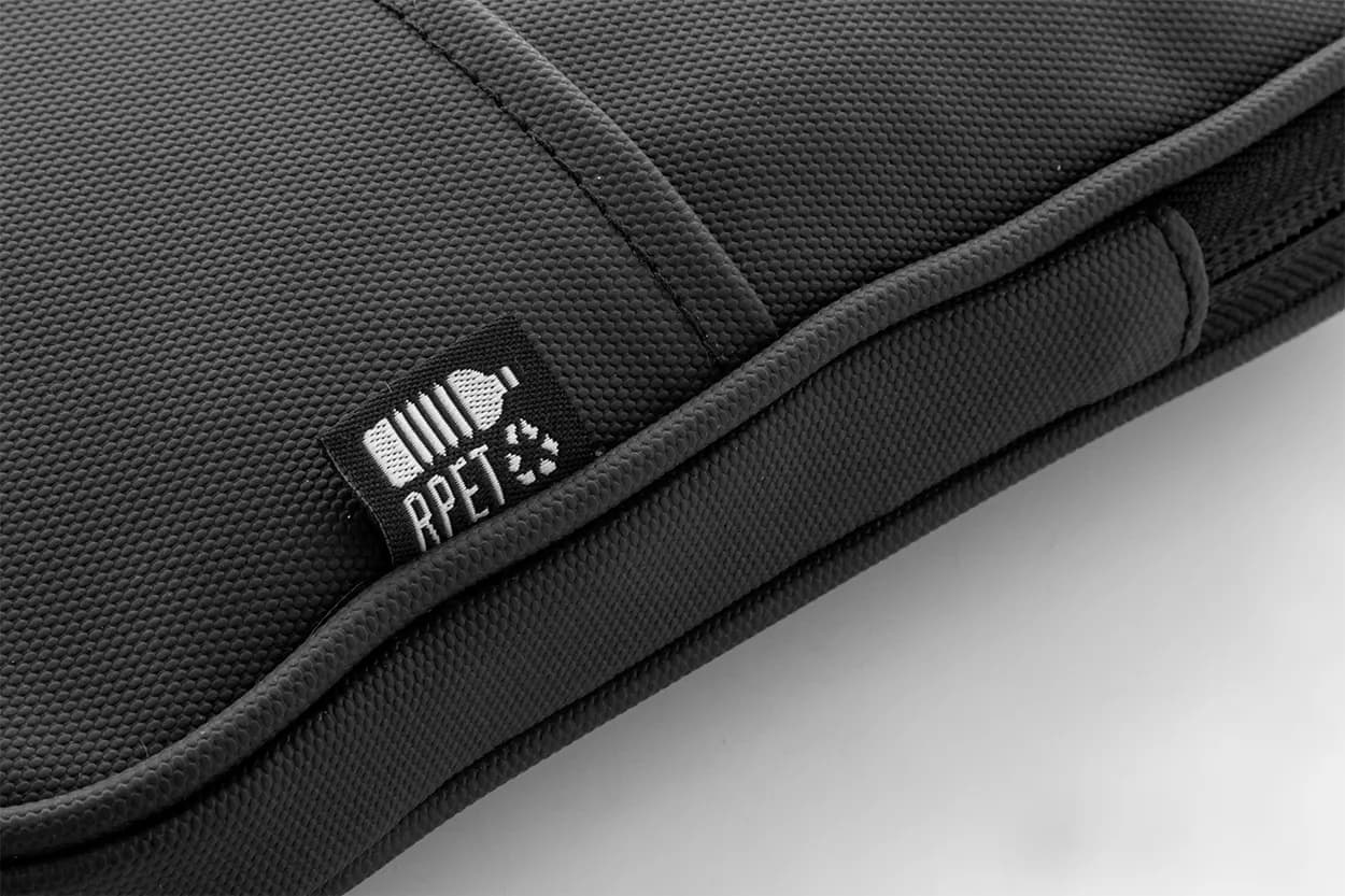 Umhängetasche für Mobiltelefone, RPET - FestiFon - schwarz (-10)