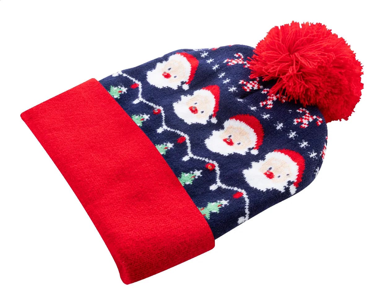 Weihnachts-LED-Wintermütze, Rentier - Norrsken - mehrfarbig (-B)