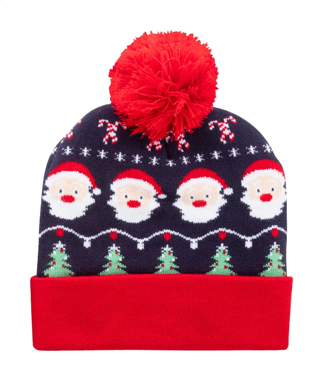 Weihnachts-LED-Wintermütze, Rentier - Norrsken - mehrfarbig (-B)