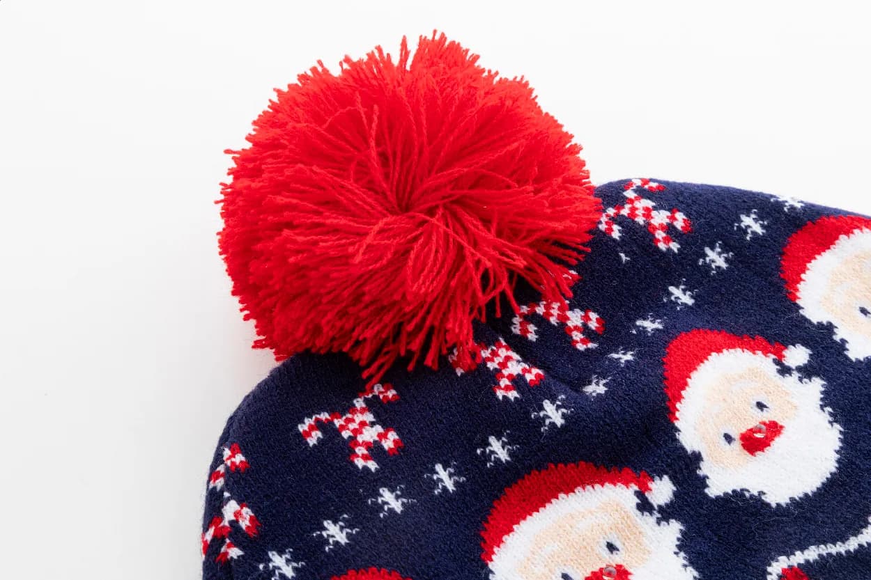 Weihnachts-LED-Wintermütze, Rentier - Norrsken - mehrfarbig (-B)