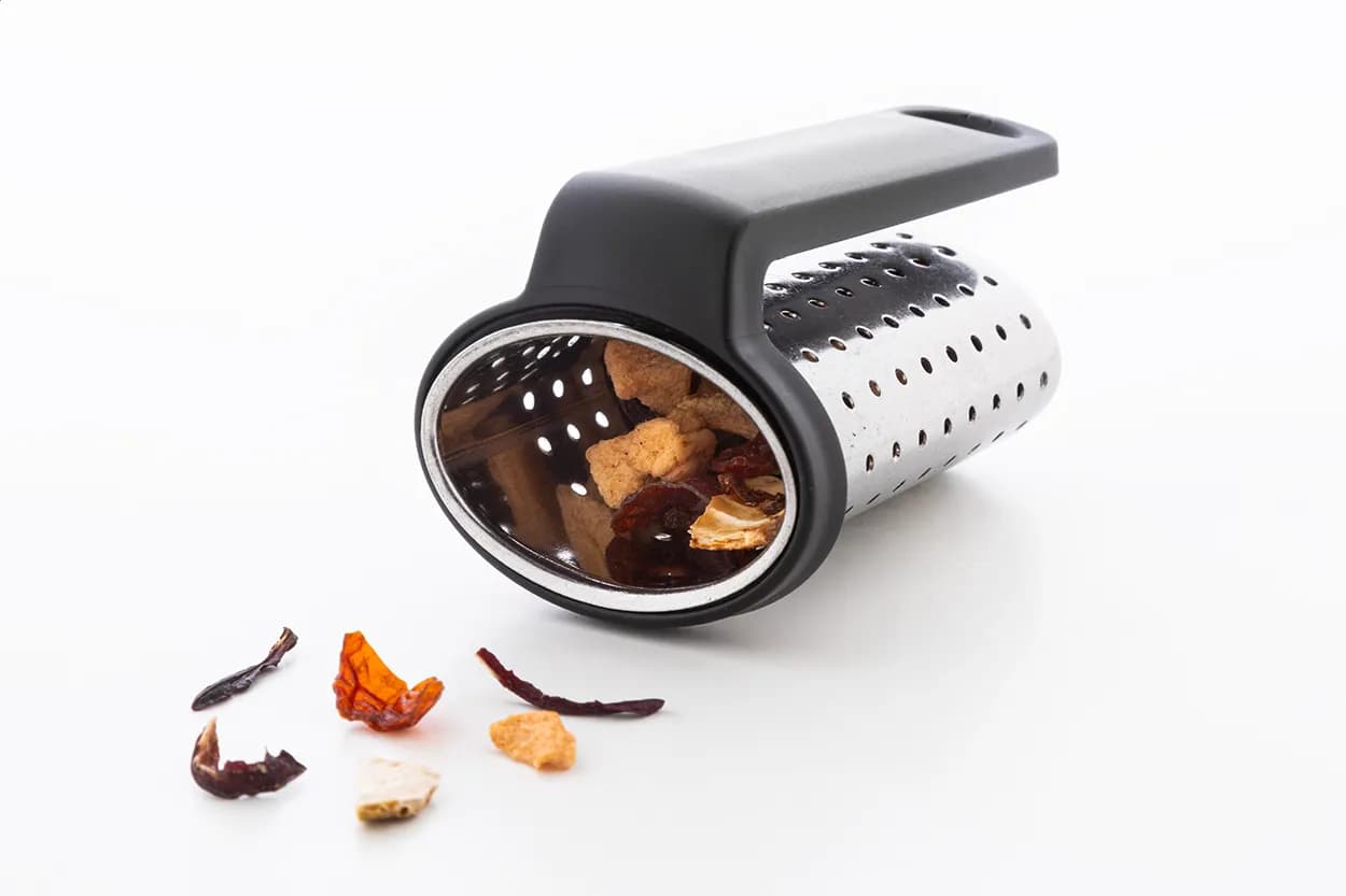 Teesieb - Leaflet - schwarz (-10)