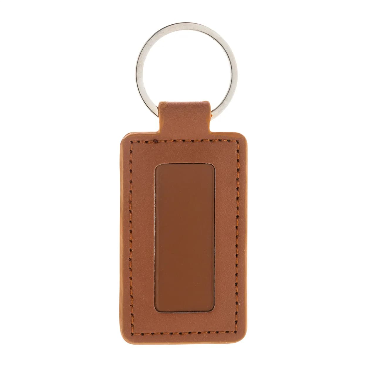 Schlüsselanhänger RPU - ShineKey Rect - braun (-09)