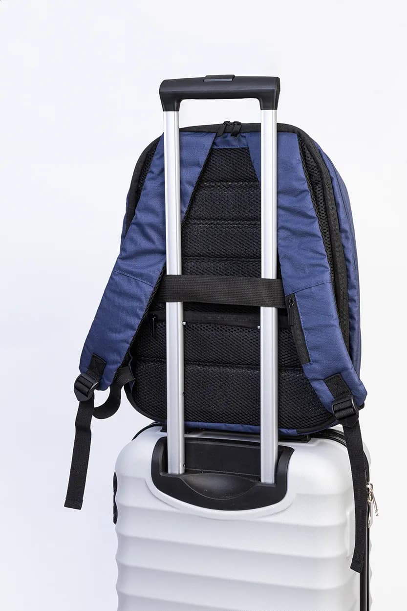 RPET-Rucksack - Leland - dunkelblau (-06A)