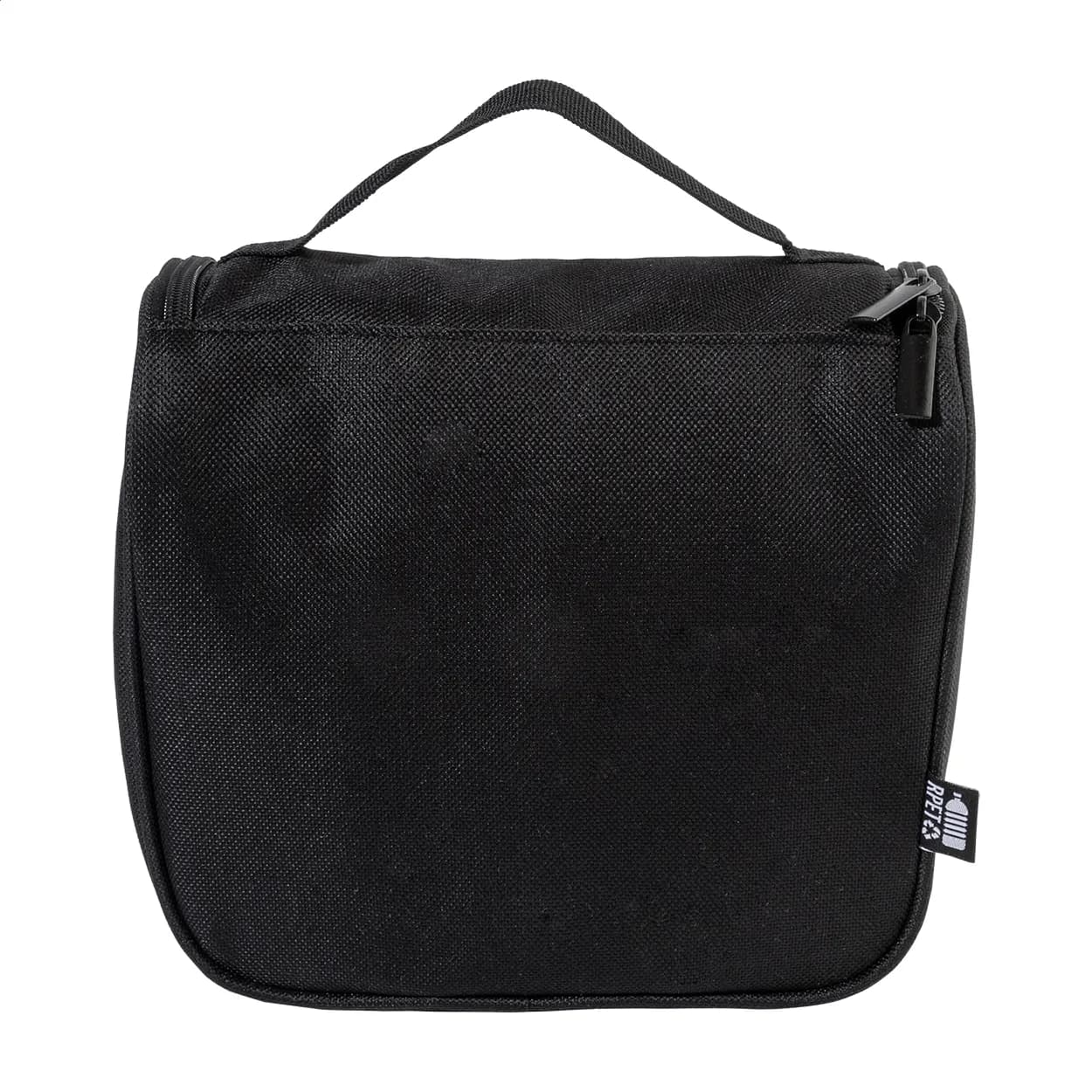 RPET Kosmetiktasche zum Hängen - Susity - schwarz (-10)