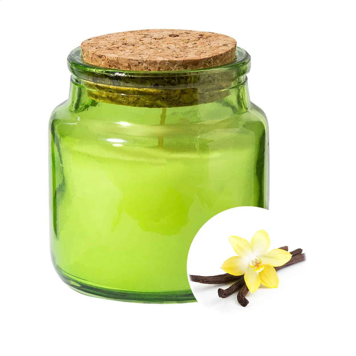 Kerze - Corbama - grün (-07)