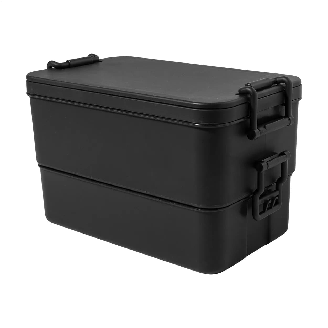 Stapelbare Lunchbox - Duplox - schwarz (-10)