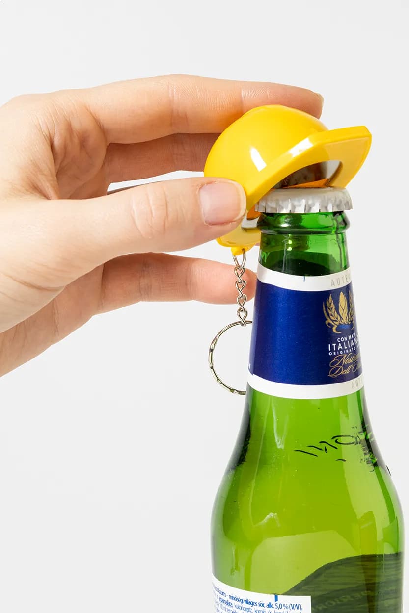 RABS Flaschenöffner mit Schlüsselanhäger - Bobby Pop - gelb (-02)
